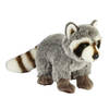 Ravensden Pluche knuffel dier Wasbeer - 28 cm - Speelgoed wasberen - knuffelbeesten - Knuffeldier