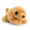 Keel Toys Knuffeldier Puppy Labrador hond - zachte pluche stof - premium knuffels - beige - 25 cm - Knuffel huisdieren