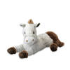 Inware Pluche paard knuffel - liggend - lichtbruin/bruin - polyester - 30 cm - Knuffel boederijdieren