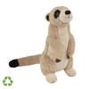 Ravensden pluche knuffeldier - stokstaartje - 23 cm - staand - Eco soft serie - speelgoed dieren - Knuffeldier