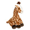 Atmosphera Knuffeldier Giraffe Carmen - zachte pluche stof - wilde dieren knuffels - bruin - 32 cm - Knuffeldier