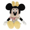 Pluche Disney Minnie Mouse knuffel 30 cm geel met bloemen jurkje - Knuffeldier