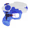 Concorde waterpistooltje/waterpistool - blauw/wit - 12 cm - speelgoed - Waterpistolen