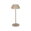 JENS Living LED Tafellamp - Oplaadbaar - Ø 11 x 28,5 cm - Beige