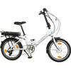 Minerva elektrische vouwfiets E-Folding Evobike 20 Inch 33 cm Unisex 7V V-Brakes Wit