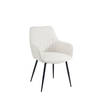 Housecraft Maud Eetkamerstoelen met armleuning Off-White - Set van 2