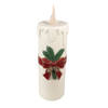 Clayre & Eef Kerstdecoratie met LED-verlichting 18x20x56 cm Wit Kunststof Wit