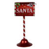 Clayre & Eef Kerstdecoratie Brievenbus 16x12x32 cm Rood Metaal Rood