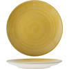 Cosy&Trendy Turbo Yellow Plat Bord - Ø 27 cm - Set-6