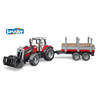 Bruder Massey Ferguson + houttransport