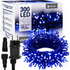 Springos Kerstverlichting 15 m 300 LED Blauw