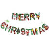 Gerimport Kerst slinger Merry Christmas - groen/rood - 500 cm - papier - Feestslingers