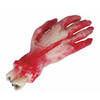 Fiestas Guirca Horror nep afgehakte hand - lichaamsdelen/ledematen - 25 cm - Halloween decoraties - Feestdecoratievoorwe