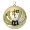 Gerimport Grote decoratie kerstbal - goud - 20 cm - kunststof - Kerstbal