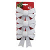 Gerimport kerststrikken -3x - rood - 10 x 13 cm - kersthanger - Kersthangers