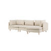 Zero bank chaise longue bank rechtse beige.