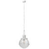 J-line - Hanglamp Bol Glas/metal Wit - 40x40x180cm