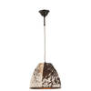 J-line - Hanglamp Koe Bont/metaal Zwart/wit - 34x34x28cm