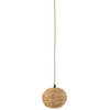 J-line - Hanglamp Bol Bananenbladeren Naturel Small - 25x25x21cm