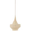 J-line - Hanglamp Handgebreid Beige Small - 45x25x55cm