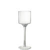 J-line - Windlicht Seni Glas Transparant Medium - 15x15x45cm