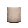 J-line - Windlicht Gras Glas Beige X-large - 25x25x25cm