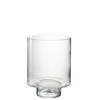 J-line - Windlicht Recht Glas Transparant - 26.5x26.5x36cm