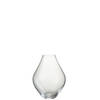 J-line - Vaas Abby Glas Transparant Large - 21.5x21.5x28cm