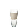 J-line - Vaas Delph Glas Transparant/beige Medium - 22x22x45cm