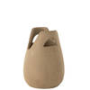 J-line - Vaas Handvat Keramiek Beige Small - 20x20x30cm