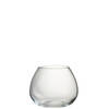 J-line - Vaas Fie Glas Transparant Medium - 28.5x28.5x23cm