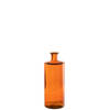 J-line - Vaas Wijd Glas Orange Medium - 15x15x40cm