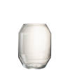 J-line - Vaas Lilou Glas Transparant Large - 29.5x29.5x40cm