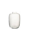 J-line - Vaas Cleo Glas Transparant Small - 25x25x35cm