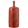 J-line - Vaas Akane Fles Keramiek Rood Large - 20x20x49.5cm