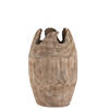 J-line - Vaas Onregelmatig Hout Naturel Large - 26x26x43cm