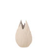 J-line - Vaas Zand Keramiek Beige Large - 18x18x32cm