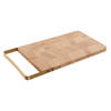 Snijplank Home ESPRIT Gouden Natuurlijk Metaal Bamboe 35,5 x 17,5 x 1,5 cm