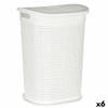 Wasmand Wit Plastic 60 L 43,5 x 57,5 x 34 cm (6 Stuks)