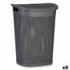 Wasmand Antraciet Plastic 60 L 43,5 x 57,5 x 34 cm (6 Stuks)