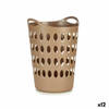 Wasmand Beige Plastic 50 L 44 x 56 x 41 cm (12 Stuks)