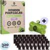 All 4 Pets Supply Hondenpoepzakjes inclusief houder - 320 stuks - Lavendel geur - 100% Biologisch Afbreekbaar