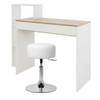 Bureau met legplank 110x72x40 cm Wit/Sonoma Eik Hout ML Design