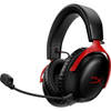 Draadloze gamingheadset - HyperX Cloud III - voor pc en console - zwart/rood