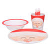 Kerst servies set - 5-delig - kerstman - kinderen - Serviessets