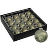 Othmar Decorations Luxe kerstballen - 16x - 4 cm - olijfgroen - glas - Kerstbal