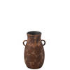 J-line - Vase Amphore Terra Brown/rust Medium - 24x24x40cm