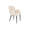 Housecraft Alaz Eetkamerstoelen met armleuning Off-white - Set van 2