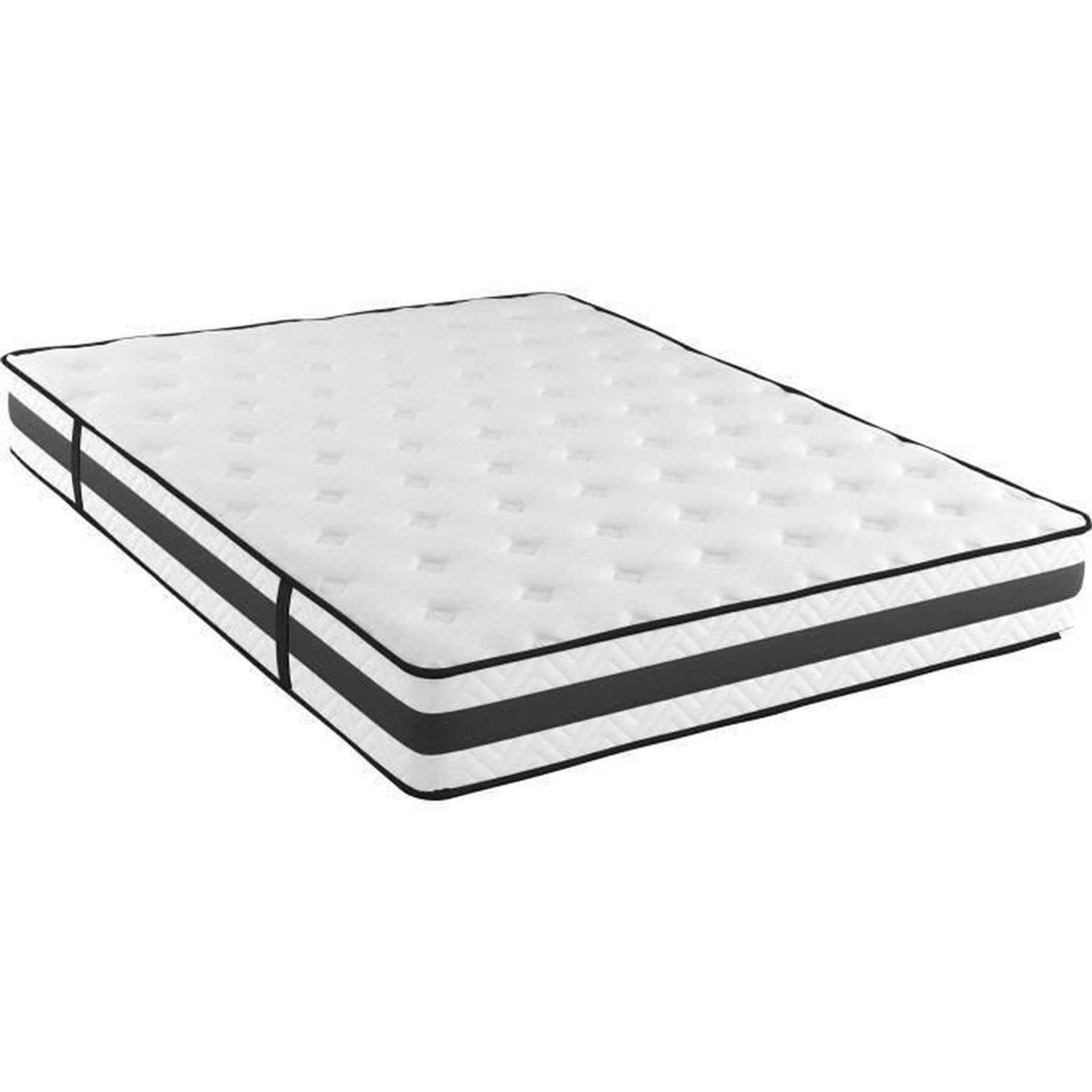 POCKET - Matras - 160 x 200 cm - Dikte 24 cm - Omkeerbare pocketveren