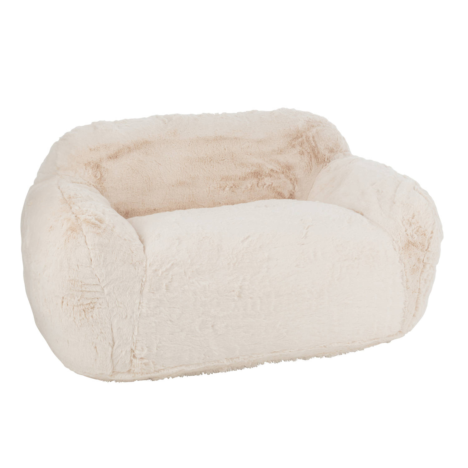 J-line - Fauteuil Cutie Polyester Creme Large - 152x110x81cm